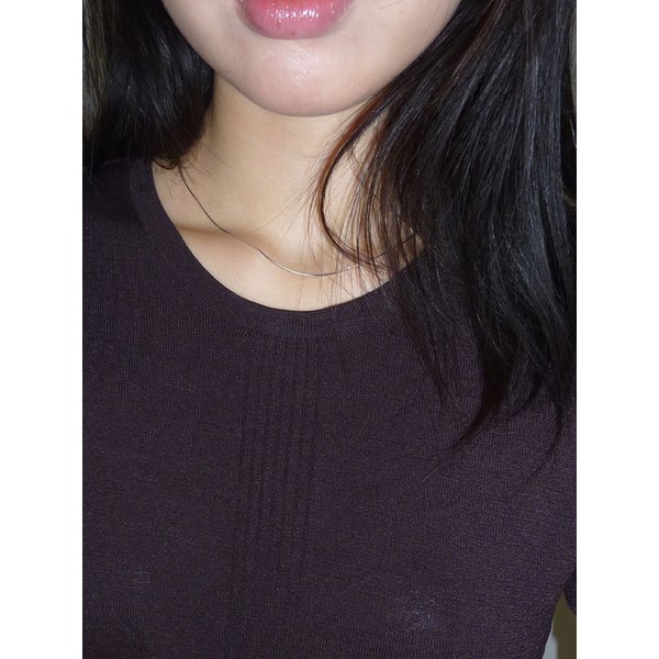 1mm snake chain necklace