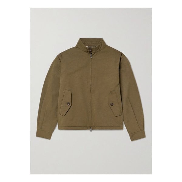 프리즘웍스 버디 크롭 코튼 혼방 트윌 해링턴 재킷 브라운 46376663162897610