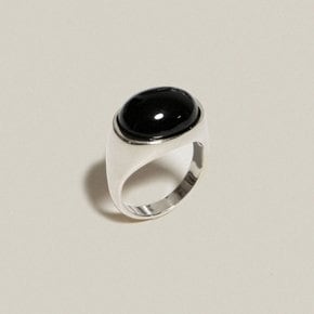 [BEST] BONBON RING ONYX SILVER (2205020100046)