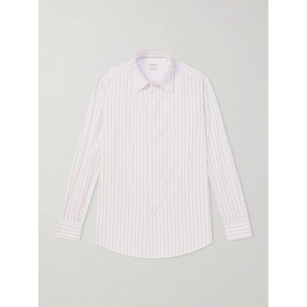 브루넬로쿠치넬리 스트라이프 코튼 포플린 셔츠 46376663163018851