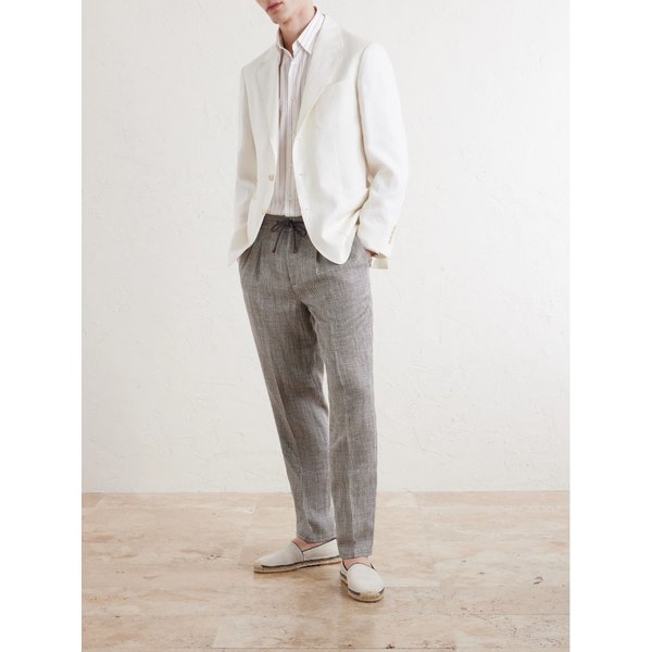 브루넬로쿠치넬리 스트라이프 코튼 포플린 셔츠 46376663163018851