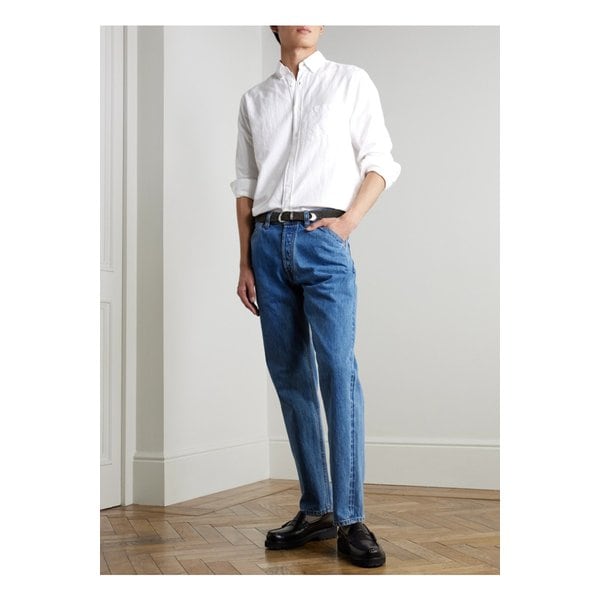 포르투기스 플란넬 벨라비스타 버튼다운 칼라 코튼 셔츠 46376663162911717