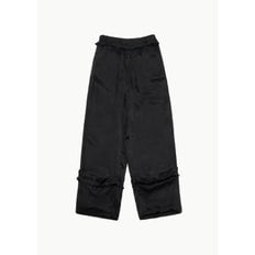 에드워드커밍 24FW FRAYING CUFF TROUSER, BLACK