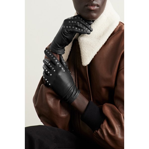 아니엘 스터드 가죽 장갑 46376663162886538
