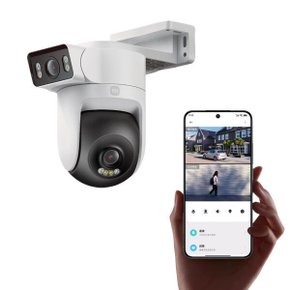 스마트 홈캠 CW500 웹캠 5세대 CCTV 듀얼 방수 실외용 카메라 MJSXJ08HL 400만 화소