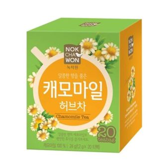 오너클랜 캐모마일 허브차(1.2gx20T/녹차원)