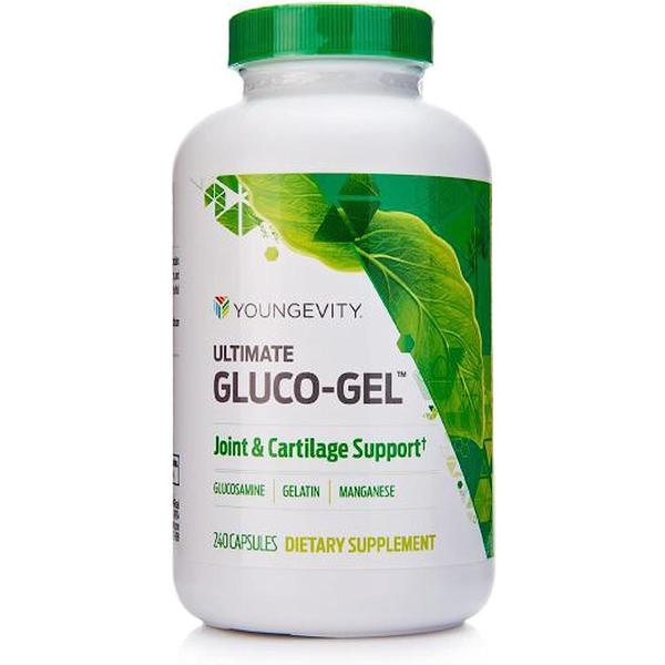 Youngevity 영제비티 얼티메이트 글루코젤 젤라틴 글루코사민 240캡슐 2팩 Ultimate Gluco-Gel