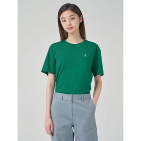 [Green] 베이직 라운드넥 반소매 티셔츠  그린 (BF3742N01M)