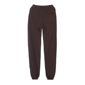 H&W 여성 스웻팬츠 H&W CLUB SWEATPANT CHOCOLATE WHITE