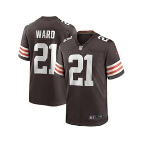 맨즈 Denzel Ward 브라운 클리블랜드 브라운스 게임 저지 - 브라운 7408600