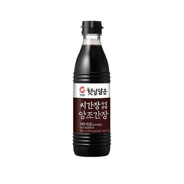 청정원 씨간장숙성 양조간장  500ml