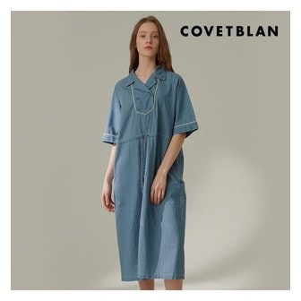 코벳블랑 [COVETBLAN] 마린 데님 원피스(V214MOP202W)