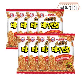 씩씩가게 돌아온 스모키 베이컨칩 70g x 8ea