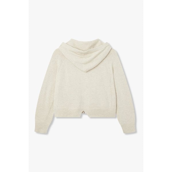 앙고라 블렌드 후드 집업 가디건 7156150100104