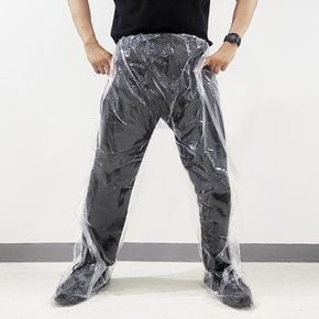 밴딩형 비닐 방수 바지 갯벌 작업 농사 용 체험학습 일회용 비옷