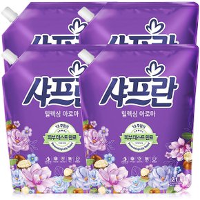 샤프란 릴렉싱 아로마 리필 2.1L x 4개