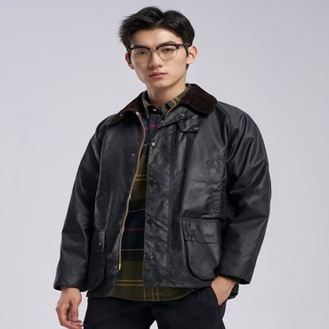 바버 [24SS][Barbour] 남성 세이지그린 Bedale 왁스 자켓