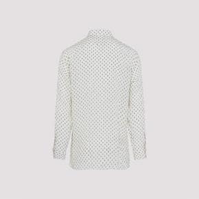 톰포드 HRN004FMS082 WUC WHITE BLUE Tom Ford Fluid Shirt