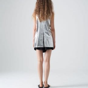 Sleeveless top_Silver