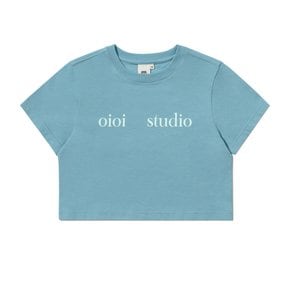 LAYERED LOGO CROP T-MINT