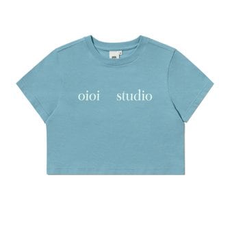 5252 BY O!Oi LAYERED LOGO CROP T-MINT