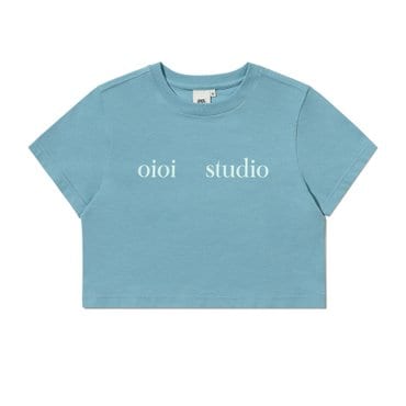 5252 BY O!Oi LAYERED LOGO CROP T-MINT