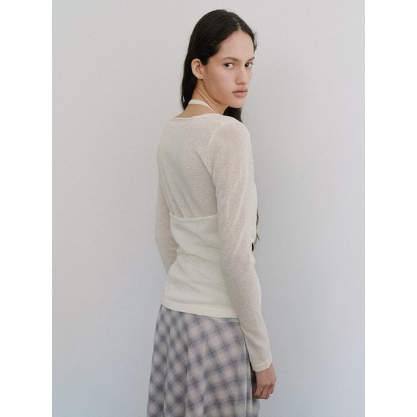 TIS HALTER LAYERED KNIT TOP_3COLORS