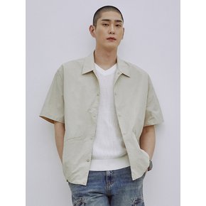 남성 유틸리티 오버핏 셔츠 (BEIGE) (HA5SS15-25)