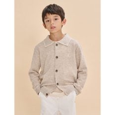 [BEANPOLE KIDS] 젠틀 피케 가디건  베이지 (BI475AU01A)