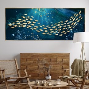 벽 인테리어 액자 대형 물고기 그림 캔버스 거실 돈들어오는 액자 잉어 개업 집들이 선물