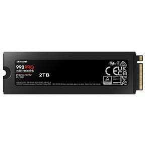 삼성전자 공식 990 PRO 히트싱크 M.2 NVMe SSD (2TB)