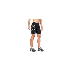 2XU PWX COMPRESSION SHORT WA4176B-BLK SIL-S사이즈 여성용 컴프레션 쇼츠