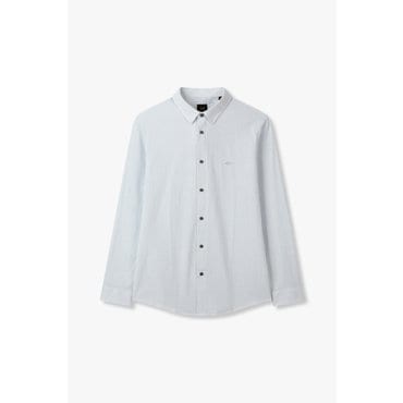 ARMANI EXCHANGE AX남성 스트라이프 시어서커 셔츠A415120008라이트블루