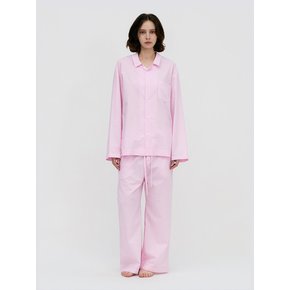 Stay Stripe Pajamas Long Pants - Raw Pink