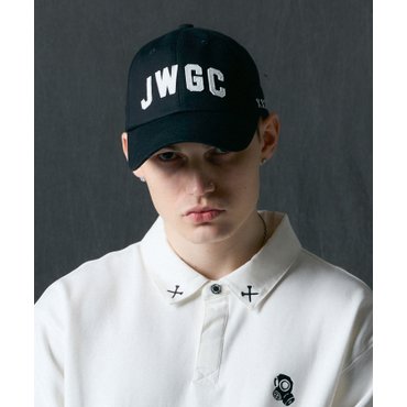 제이미웨스트 JWGC 아플리케 볼캡 (블랙) JUC-CP912BK1
