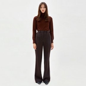 LINED BOOTS CUT TROUSERS BROWN