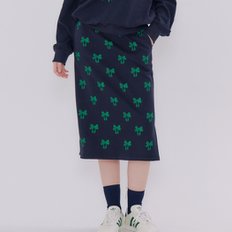 / MET Ribbon Printing Skirt NV&GR