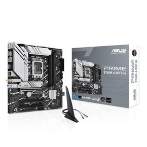 아수스 인텔 LGA1700 B760M 프라임 B760M-A 와이파이 D4 마이크로 ATX 13.12세대 호환 마하 보드