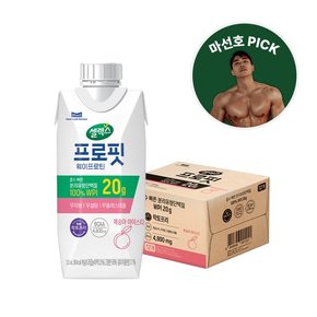 셀렉스 프로핏 복숭아 단백질 음료 330ml*12팩