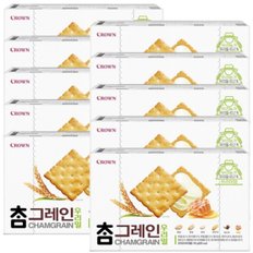 크라운 참그레인샌드 우리밀 192g x 10개