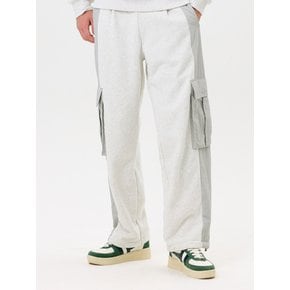 FABRIC MIXED SWEAT PANTS [OATMEAL]