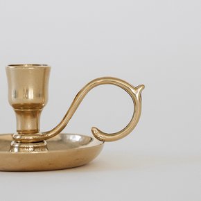 [아뜰리에드래통] Lily Brass Candlestick 릴리 브라스 캔들 홀더