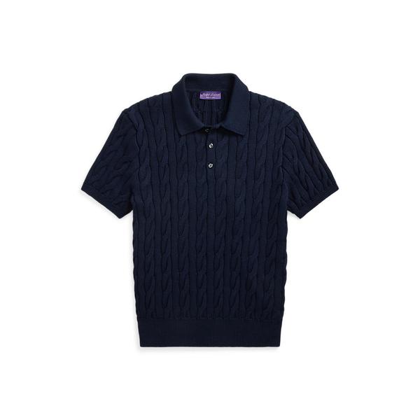 Purple Label 케이블 니트 코튼 실크 스웨터 (MNPLSWE1N820038410)