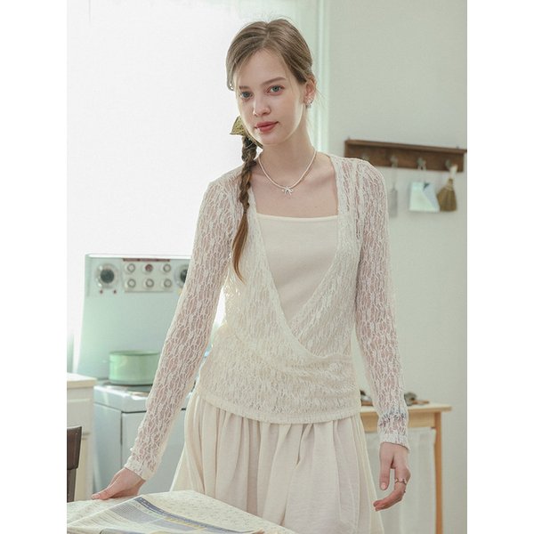 DD_Deep v lace see-through top_IVORY