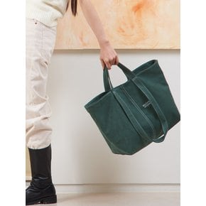 Reversible stitch bag_Deep Green