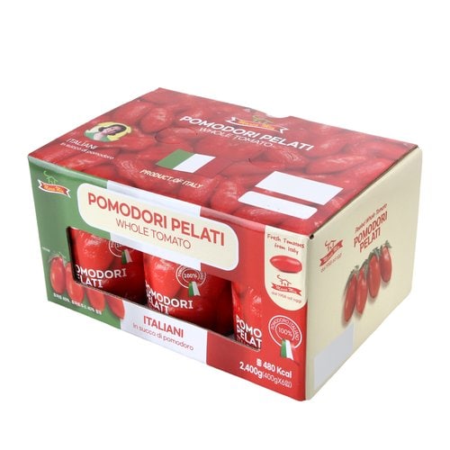 포모도리 필라티 토마토 홀 2400g (400g x 6입)