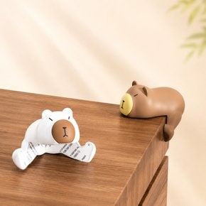 펀펀샵 카피바라 모서리 보호캡 2P 1SET 코너보호대 가드 테이블 충격방지 유아안전용품