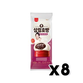 삼립 발효미종 통단팥 호빵 4개입 디저트간식 360g x 8개