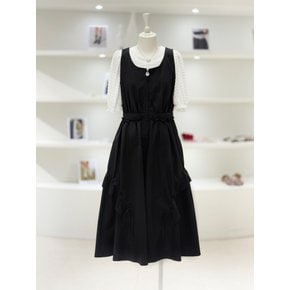 [여주점] 여성 셔링 포인트 슬리브리스 집업 원피스 (L253PSE013)