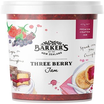  바커스 아나토스 팜 쓰리 베리 잼 과일잼 Barkers Anathoth Farm Three Berry Jam 455g